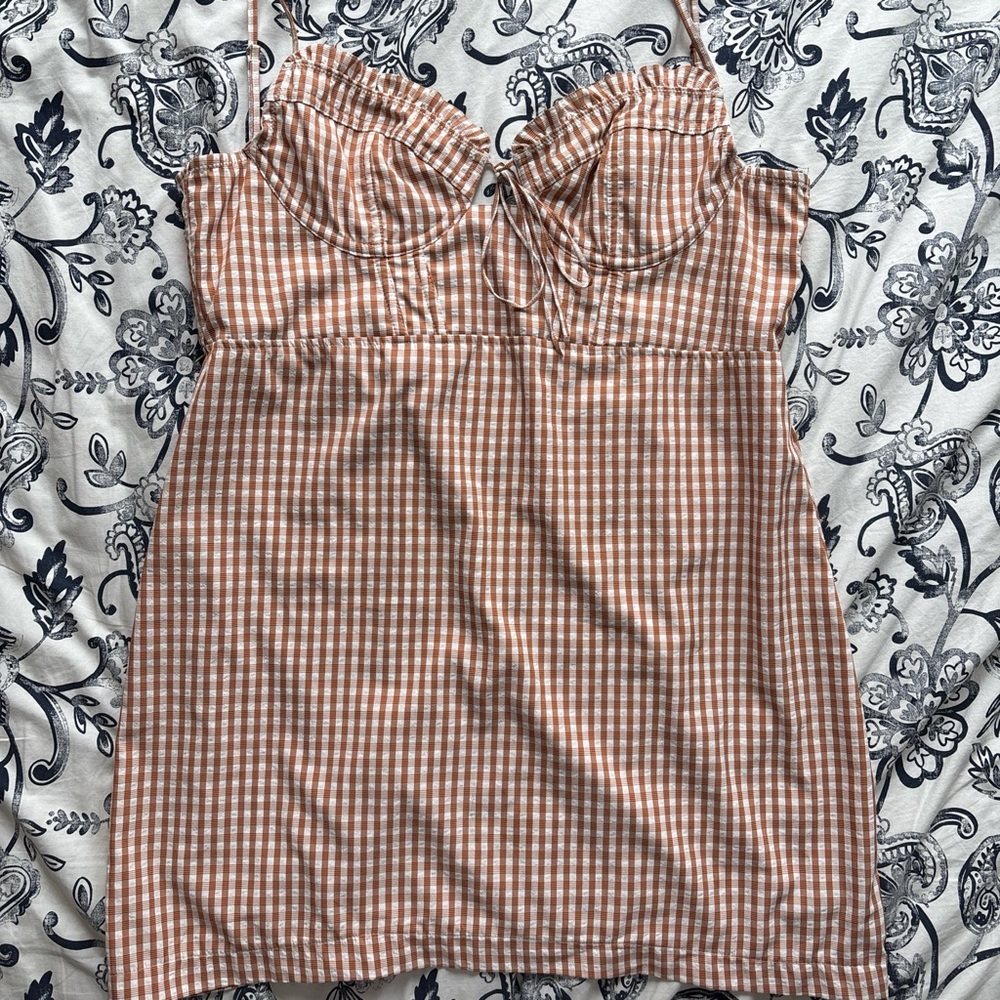 urban outfitters gingham dress